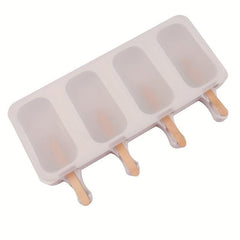 4 Even Diamond Shaped Silicone Mold for Homemade Ice Pops