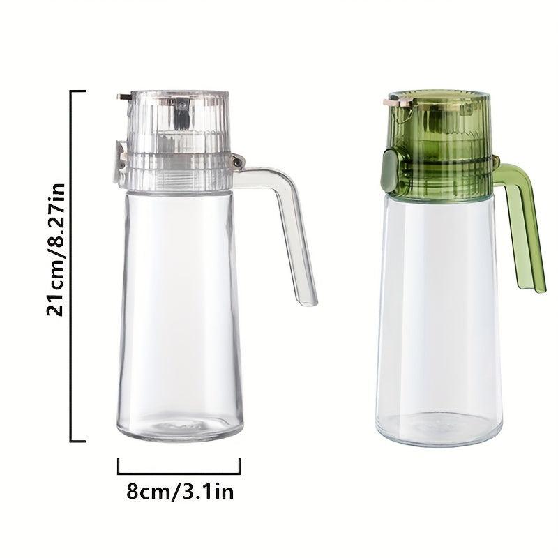Glass Olive Oil Soy Sauce Vinegar Dispenser Kitchen Storage Bottle