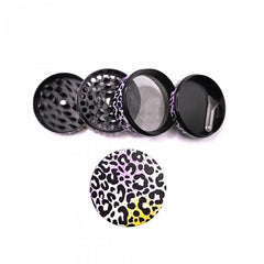 Cow Print Spice Grinder Metal Grinder Kitchen Gadget