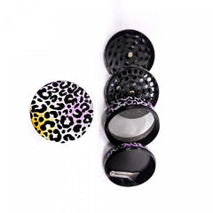 Cow Print Spice Grinder Metal Grinder Kitchen Gadget