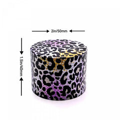 Cow Print Spice Grinder Metal Grinder Kitchen Gadget