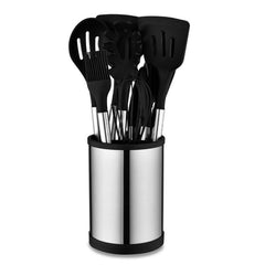 12pcs Silicone Kitchen Utensils Set Non-stick Cooking Spatula Spoon Brush