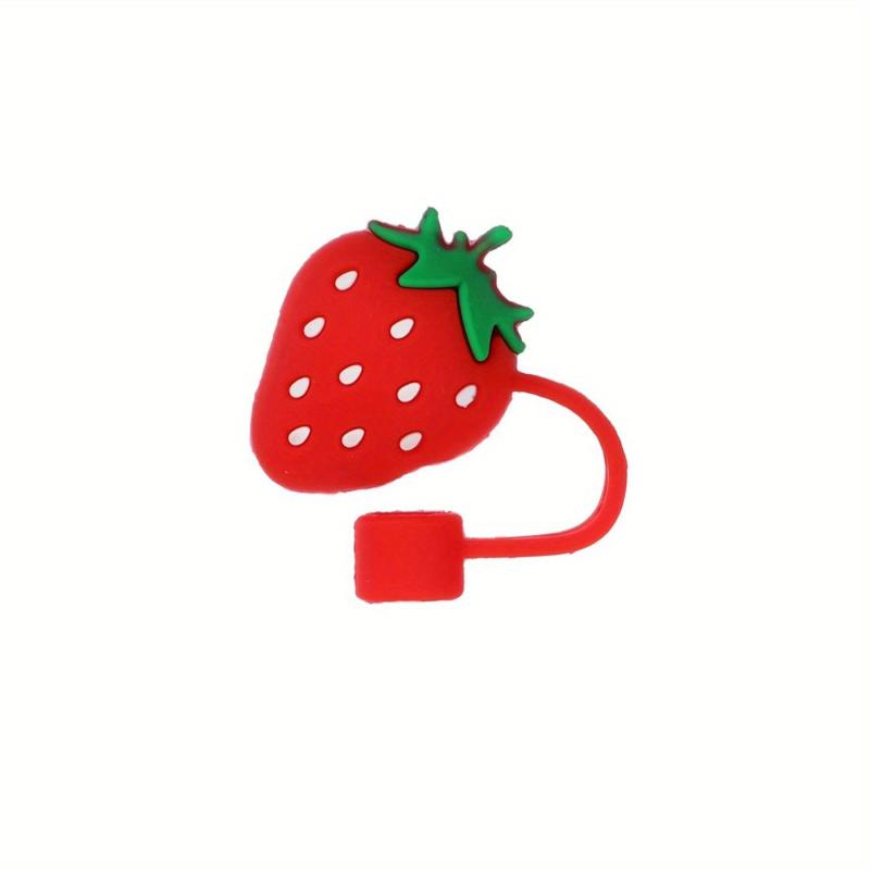 1pc Cartoon Straw Tips Cover for Convenient Drinking
