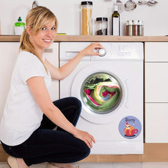Dishwasher Magnet Clean Dirty Sign Double Sided Universal