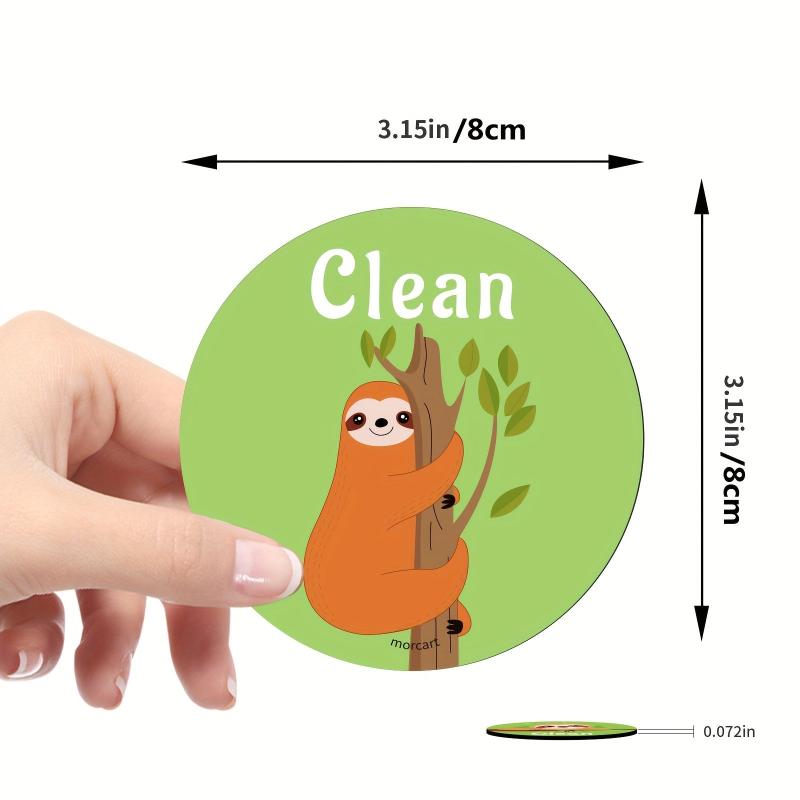 Dishwasher Magnet Clean Dirty Sign Double Sided Universal