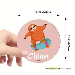 1pc Double Sided Dishwasher Magnet Clean Dirty Sign