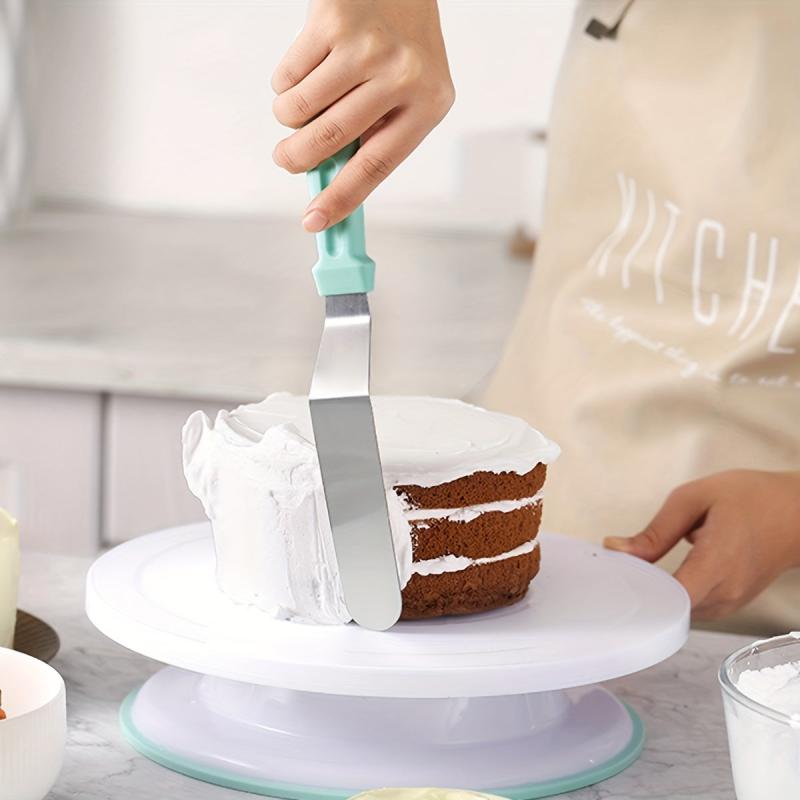 Cake Spatula Icing Spatula Stainless Steel With Plastic Hand