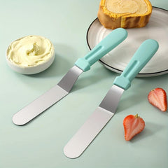 Cake Spatula Icing Spatula Stainless Steel With Plastic Hand