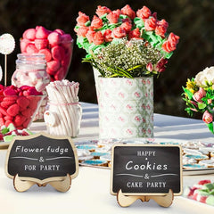 8pcs Mini Chalkboard Signs for Food, Parties, Buffets - Cheese Markers