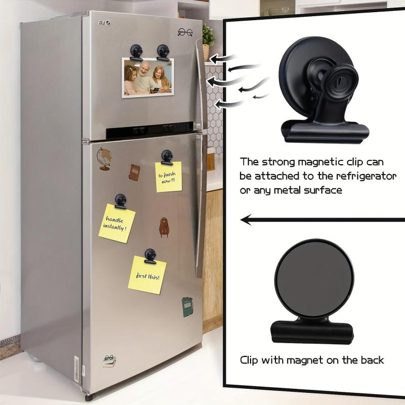 6pcs Fridge Magnet Clips Magnetic Clips For Refrigerator