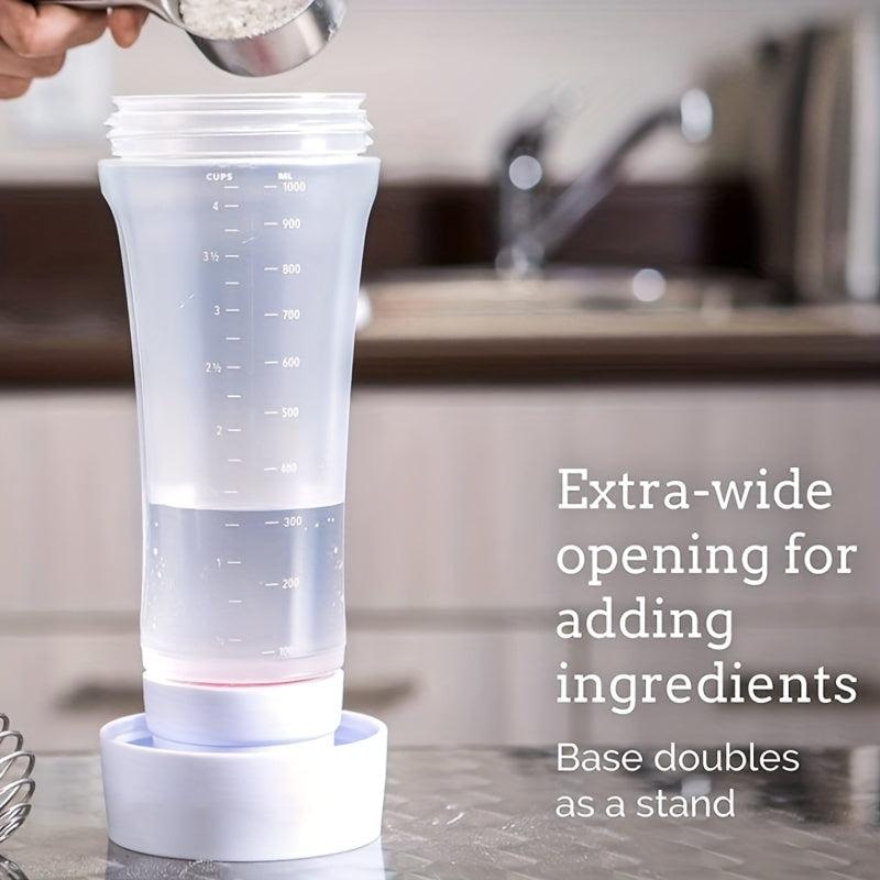 36oz Pancake Batter Dispenser with Blender Ball and Egg Beater