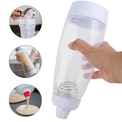 36oz Pancake Batter Dispenser with Blender Ball and Egg Beater