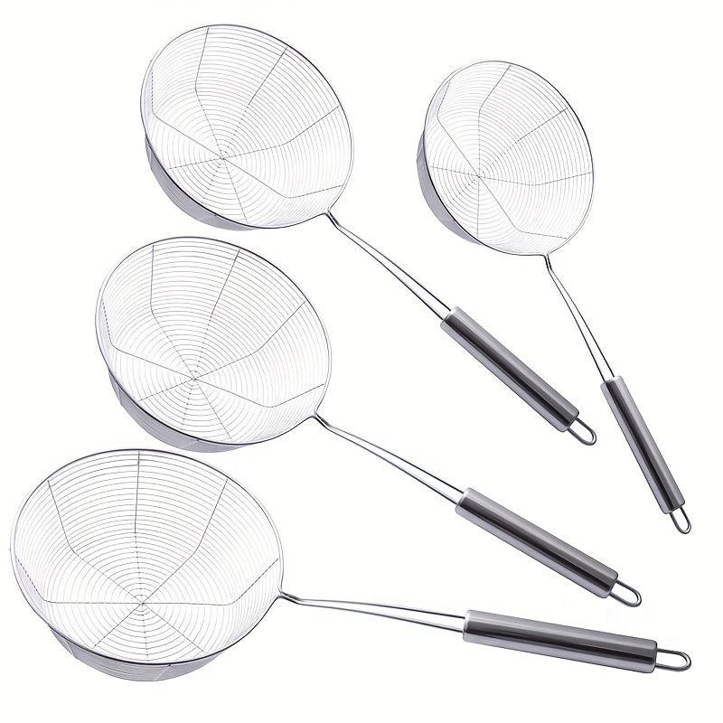 Stainless Steel Strainer Spoon Frying Skimmer Ladle Hot Pot Colander Kitchen