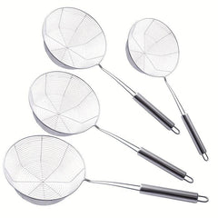 Stainless Steel Strainer Spoon Frying Skimmer Ladle Hot Pot Colander Kitchen