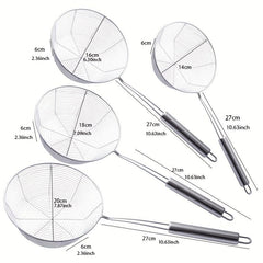 Stainless Steel Strainer Spoon Frying Skimmer Ladle Hot Pot Colander Kitchen