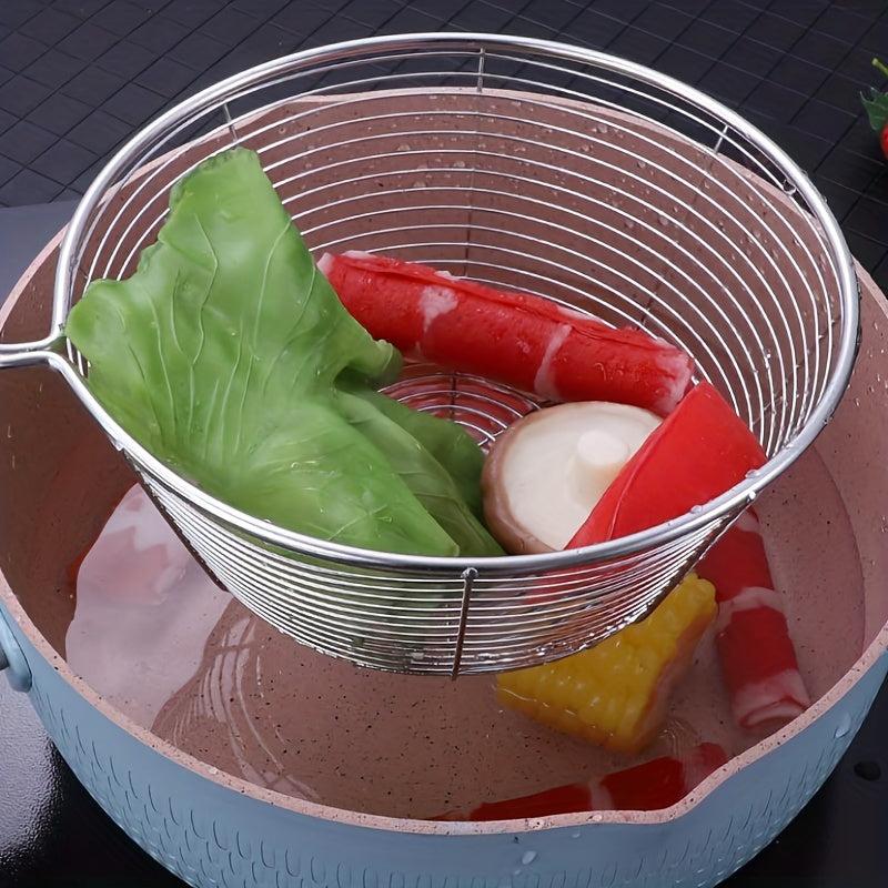 Stainless Steel Strainer Spoon Frying Skimmer Ladle Hot Pot Colander Kitchen