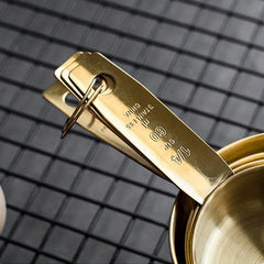 4pcs Stainless Steel Measuring Cups and Spoons Set