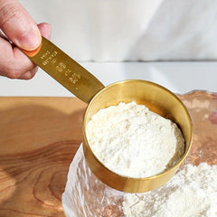 4pcs Stainless Steel Measuring Cups and Spoons Set