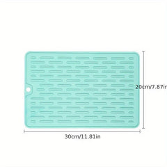 Silicone Dish Drying Mat Easy Clean Eco Friendly Heat Resistant Mat