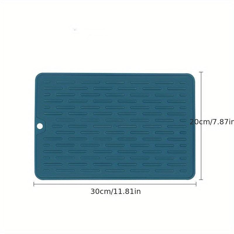 Silicone Dish Drying Mat Easy Clean Eco Friendly Heat Resistant Mat