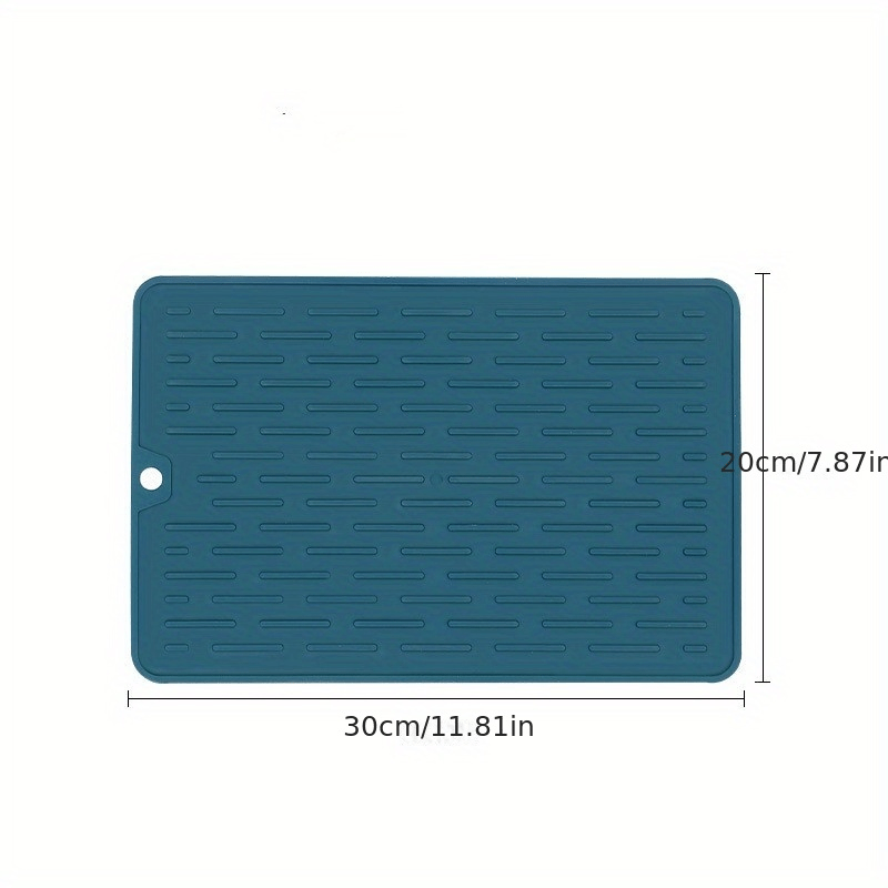Silicone Dish Drying Mat Easy Clean Eco Friendly Heat Resistant Mat