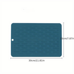 Silicone Dish Drying Mat Easy Clean Eco Friendly Heat Resistant Mat