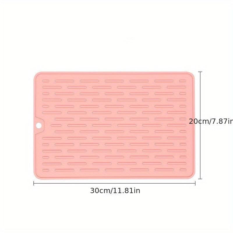 Silicone Dish Drying Mat Easy Clean Eco Friendly Heat Resistant Mat