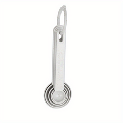 5pcs 5 In 1 Wheat Straw Measuring Spoon Set For Milk Powder Seasoning Flour Tea