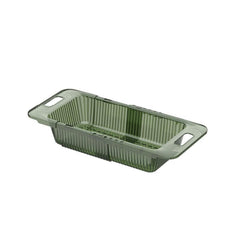 Adjustable Sink Rack Multifunctional Colander Vegetable Basket