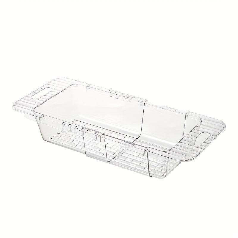 Adjustable Sink Rack Multifunctional Colander Vegetable Basket