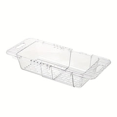 Adjustable Sink Rack Multifunctional Colander Vegetable Basket