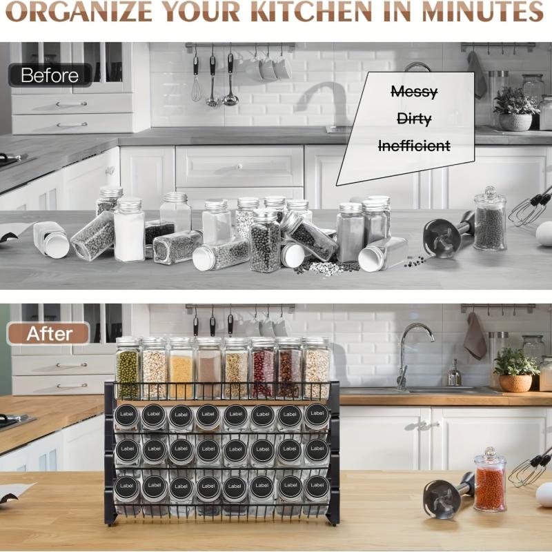1pc Spice Rack Storage Rack for Small Spaces