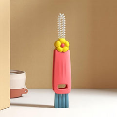 3in1 Bottle Cup Lid Cleaning Brush Multifunctional Tiny Brush