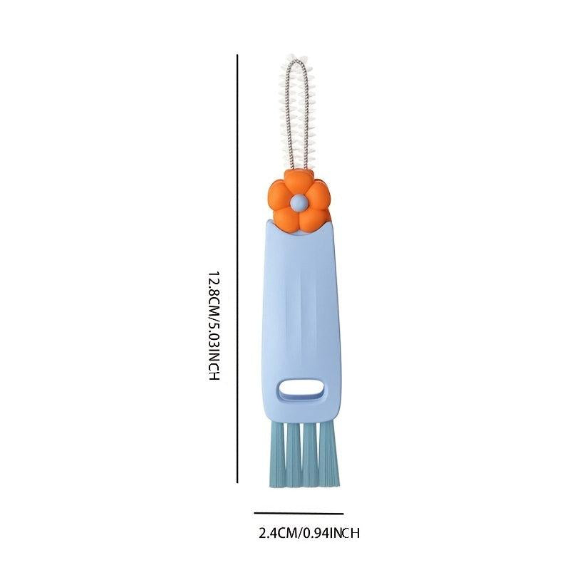 3in1 Bottle Cup Lid Cleaning Brush Multifunctional Tiny Brush