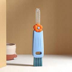3in1 Bottle Cup Lid Cleaning Brush Multifunctional Tiny Brush