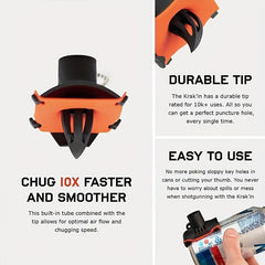 Shotgun Tool with Bottle Opener Keychain for Men Women