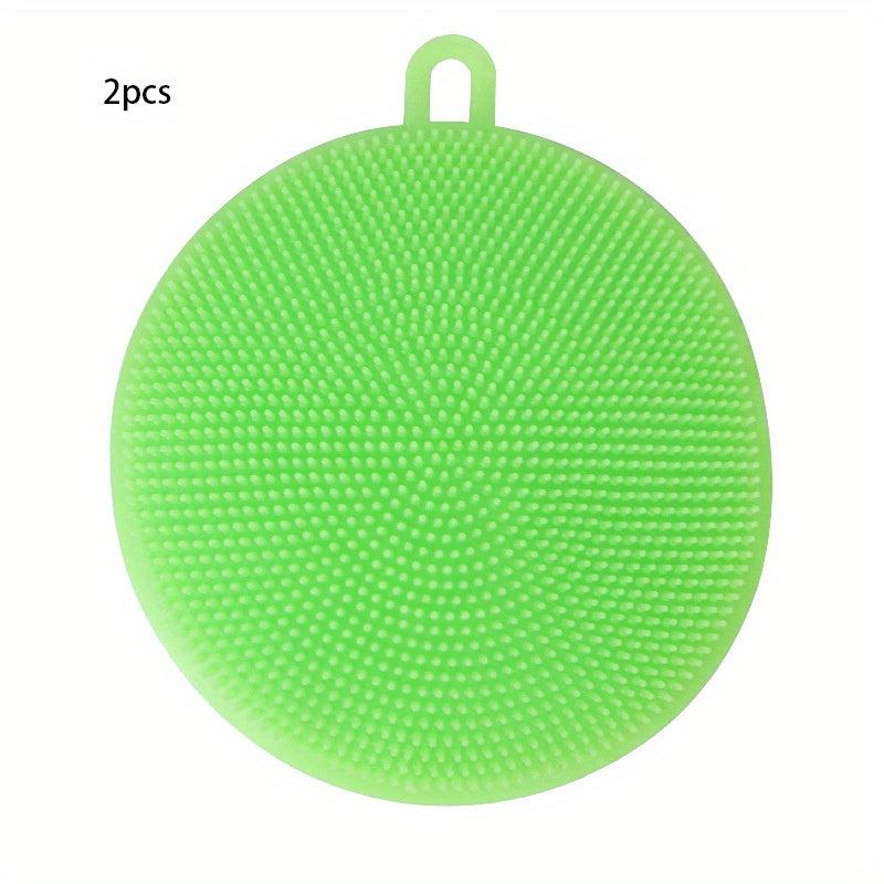 4pcs Kitchen Brush Reusable Vegetable Scrubber Multifunctional Sink Brush