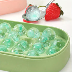 Ice Cube Mold Plastic Ice Tray Ball Shape Multifunctional Household Chocolate