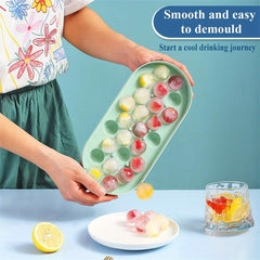 Ice Cube Mold Plastic Ice Tray Ball Shape Multifunctional Household Chocolate