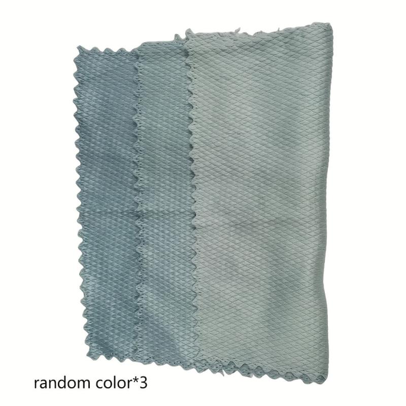 Scouring Pad Square Dish Cloths Kitchen Cleaning Cloth Antibacterial Washable