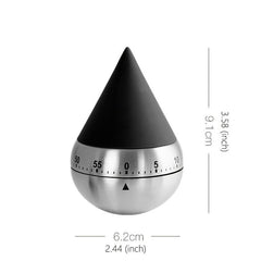 1pc Kitchen Timer Magnetic 60 Minutes Mechanical Timer Stopwatch Alarm Clock