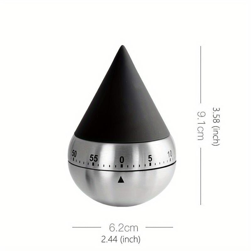1pc Kitchen Timer Magnetic 60 Minutes Mechanical Timer Stopwatch Alarm Clock