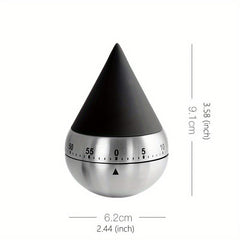 1pc Kitchen Timer Magnetic 60 Minutes Mechanical Timer Stopwatch Alarm Clock
