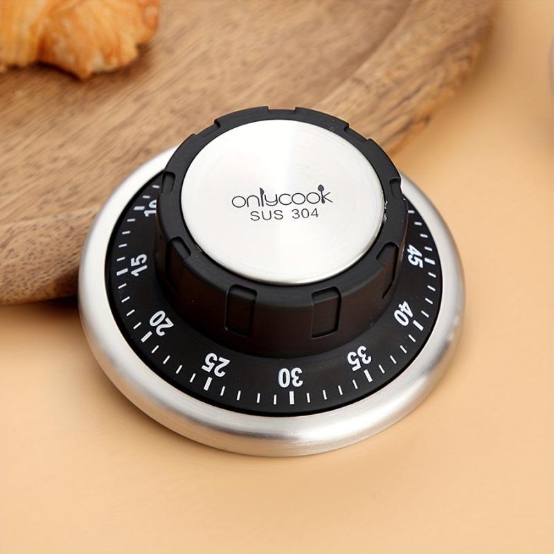 1pc Kitchen Timer Magnetic 60 Minutes Mechanical Timer Stopwatch Alarm Clock