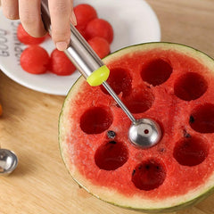 Stainless Steel Watermelon Scoop Fruit Cutter Ice Cream Scoop