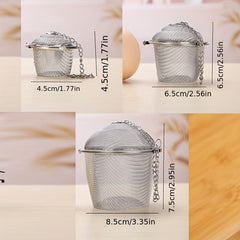 Stainless Steel Mesh Tea Strainer for Brewing and Filtration
