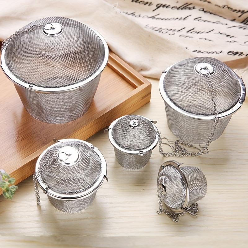 Stainless Steel Mesh Tea Strainer for Brewing and Filtration