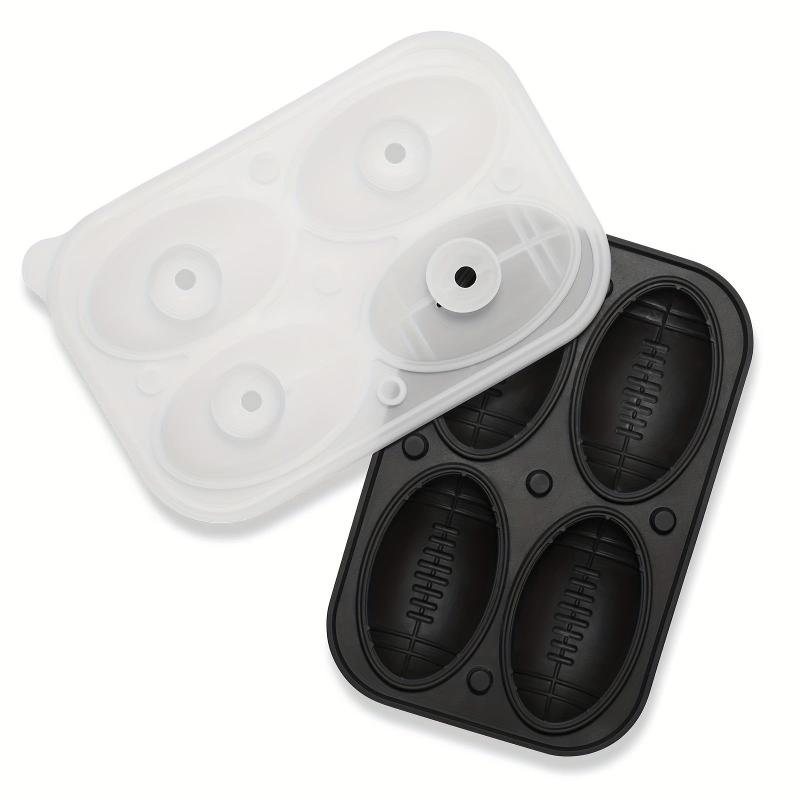 Football Ice Cube Mold Novelty Fun Shapes 5.59cm Round Sphere