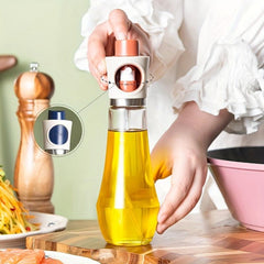 Leak-Proof Glass Olive Oil Sprayer Mister for Cooking - Press Type Spray Bottle