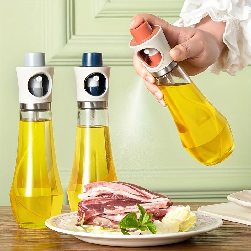 Leak-Proof Glass Olive Oil Sprayer Mister for Cooking - Press Type Spray Bottle